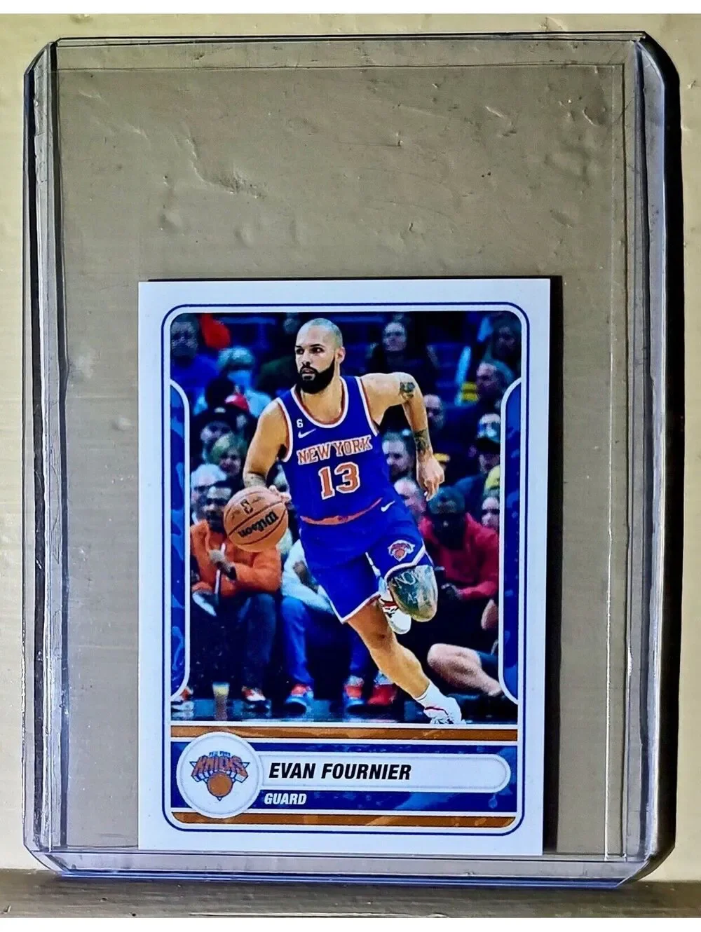 2023-24 Evan Fournier Panini NBA Basketball #241 Sticker New York Knicks